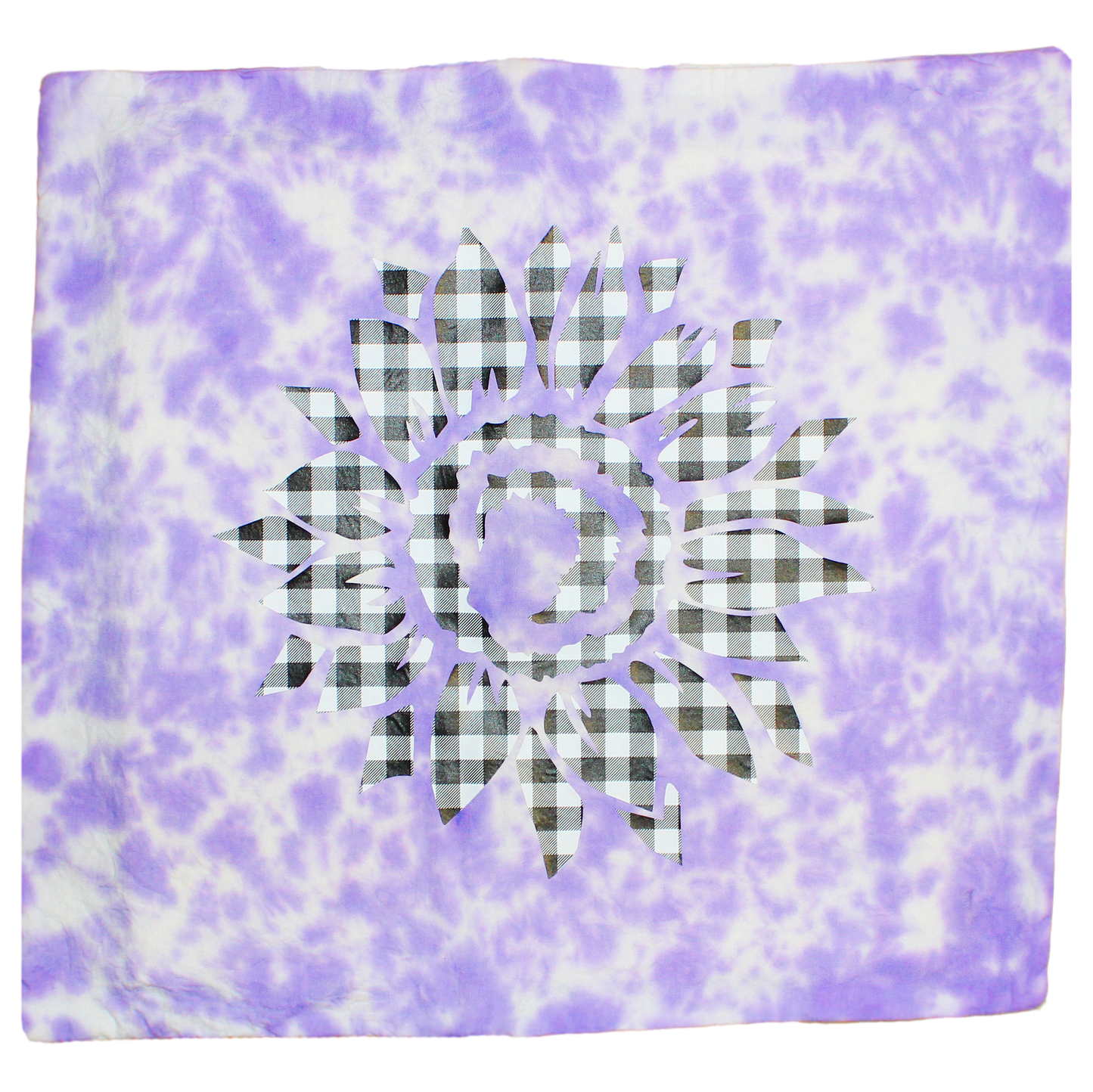 PLAID FLOWER on LAVENDER REALM